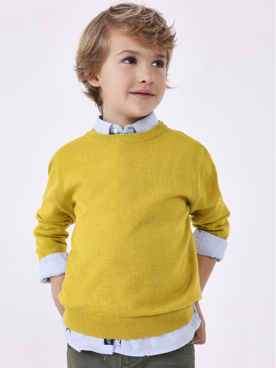 Mayoral Mayoral Sweater 323 Sárga Regular Fit