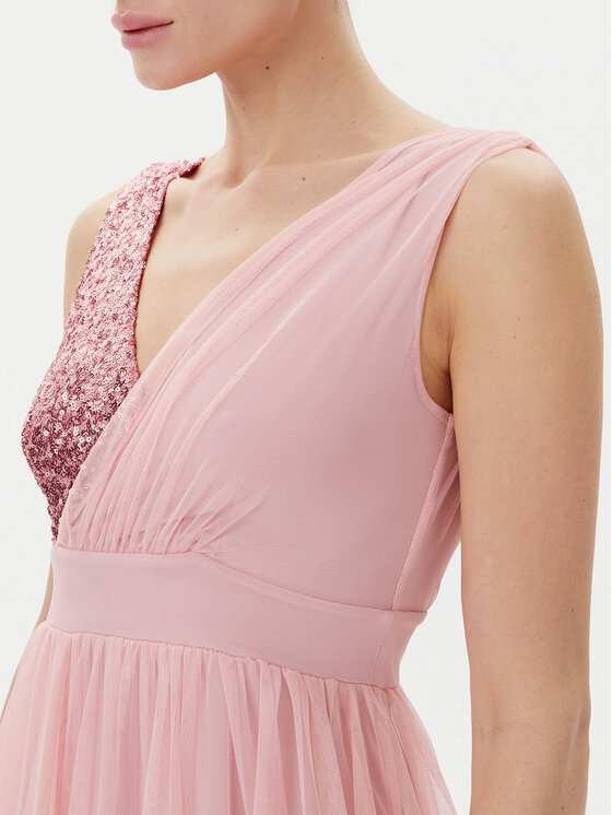 Rinascimento Rinascimento Večernja haljina CFC0123704003 Ružičasta Regular Fit