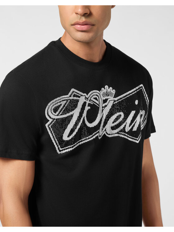 PHILIPP PLEIN PHILIPP PLEIN T-Shirt 26233 Czarny Regular Fit