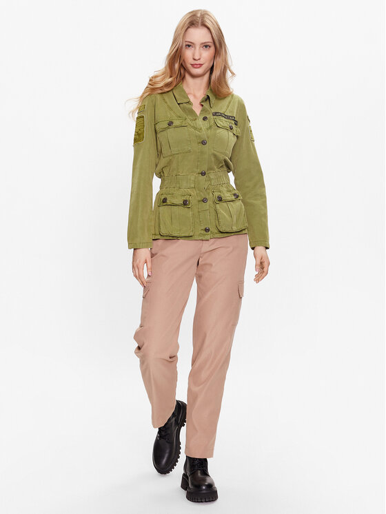 Aeronautica Militare Aeronautica Militare Kurtka przejściowa 231AB2077DCT3095 Zielony Regular Fit