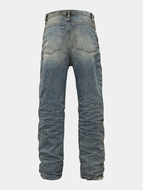 MADE BY SOCIETY MADE BY SOCIETY Spodnie materiałowe Jeans VOLUME-TECH - P27206 Niebieski Basic Fit