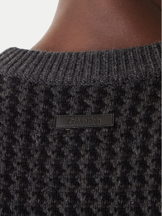 Calvin Klein Calvin Klein Pullover LV04LD306G Grau Regular Fit