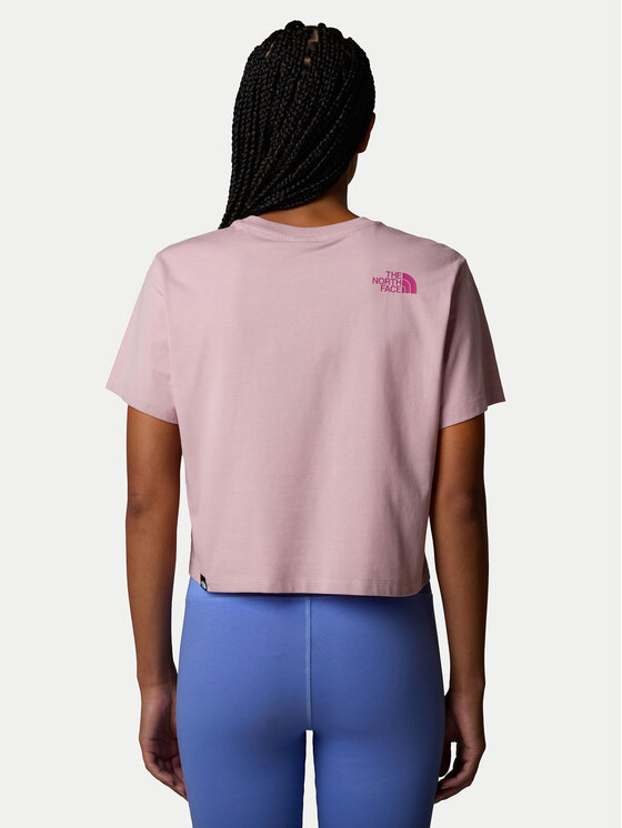 The North Face The North Face T-Shirt Easy NF0A8A6H Różowy Loose Fit