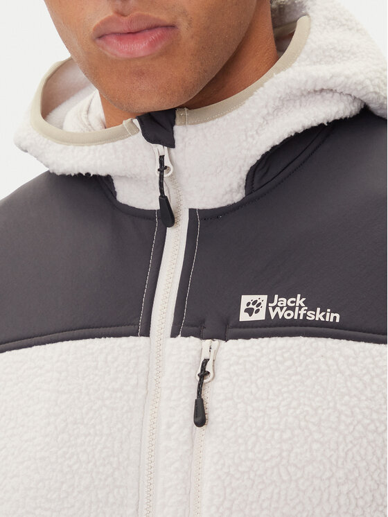 Jack Wolfskin Jack Wolfskin Полар Kammweg Pile Fz 1711271 Екрю Regular Fit