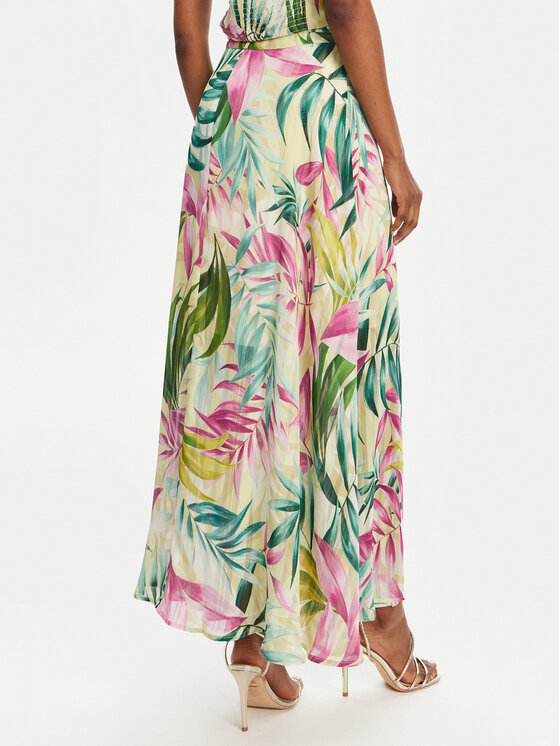 Guess Guess Midi sukňa W5GD66 WH9Z2 Farebná Regular Fit