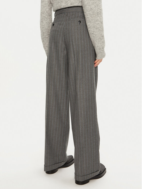 MAX&Co. MAX&Co. Spodnie materiałowe 2426136064200 Szary Regular Fit