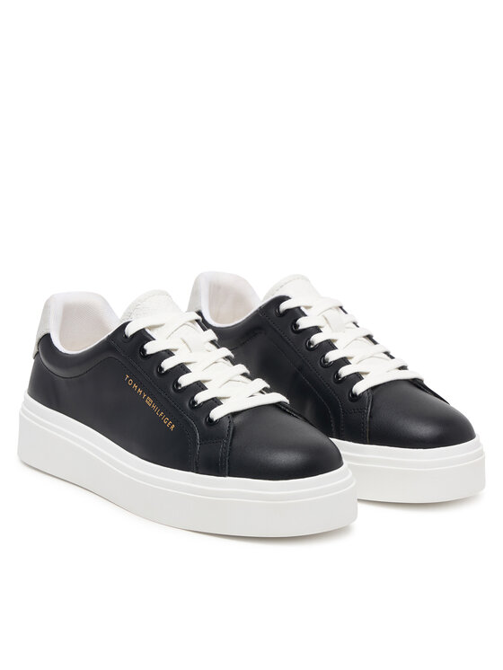 Tommy Hilfiger Tommy Hilfiger Sneakers Th Feminine Platform Monogram FW0FW09594 Schwarz
