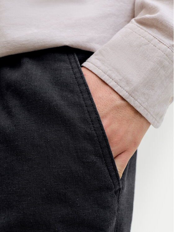Jack & Jones Jack & Jones Szövet rövidnadrág Jaiden 12293768 Fekete Relaxed Fit