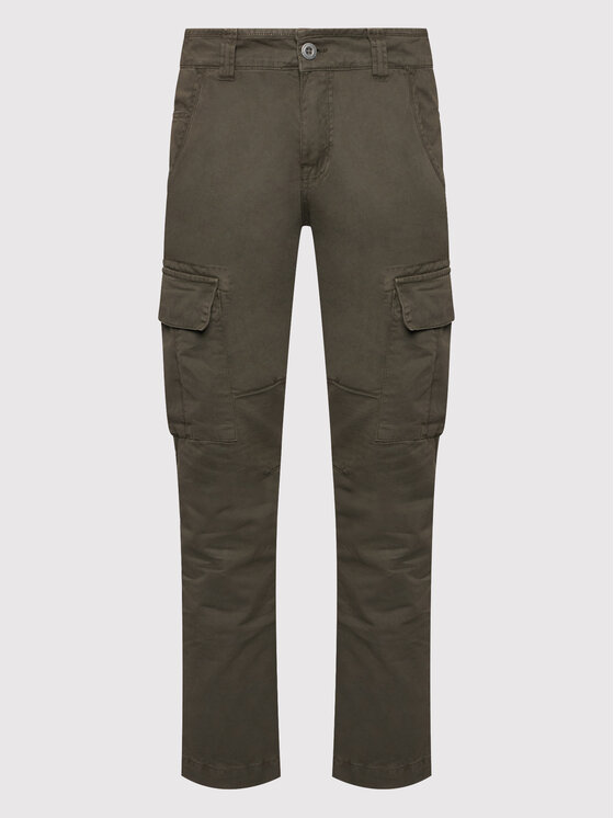 Alpha Industries Alpha Industries Spodnie materiałowe Agent 158205 Szary Regular Fit