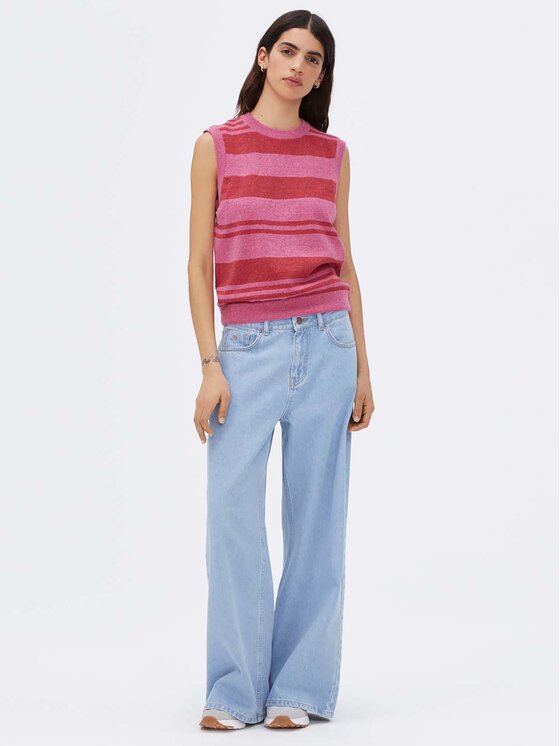 Americanos Americanos Weste Cambridge Bunt Slim Fit