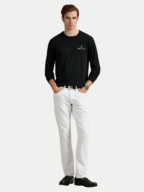 Polo Ralph Lauren Polo Ralph Lauren Longsleeve 710981783001 Czarny Regular Fit