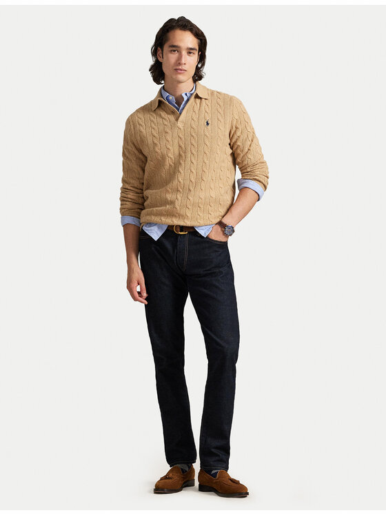 Polo Ralph Lauren Polo Ralph Lauren Megztinis 710974165004 Smėlio Regular Fit