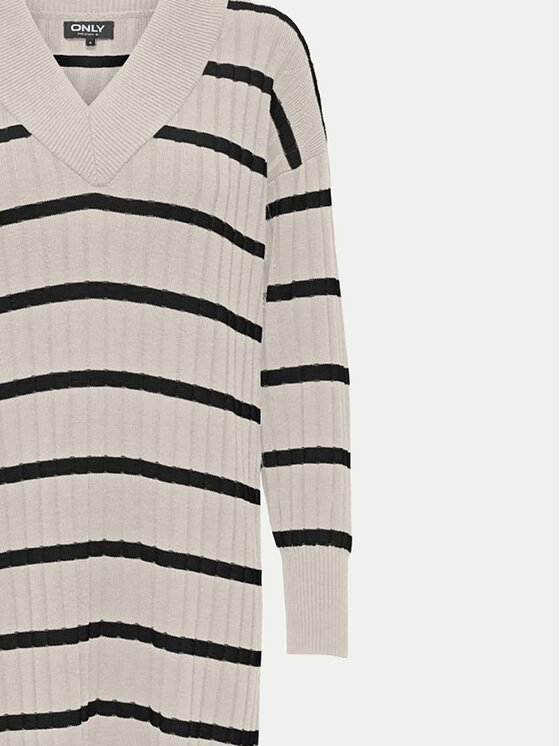 ONLY ONLY Džemper haljina New Tessa 15236372 Bež Relaxed Fit