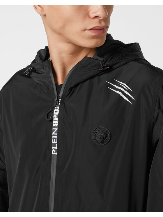 Plein Sport Plein Sport Giacca a vento 24049 Nero Regular Fit