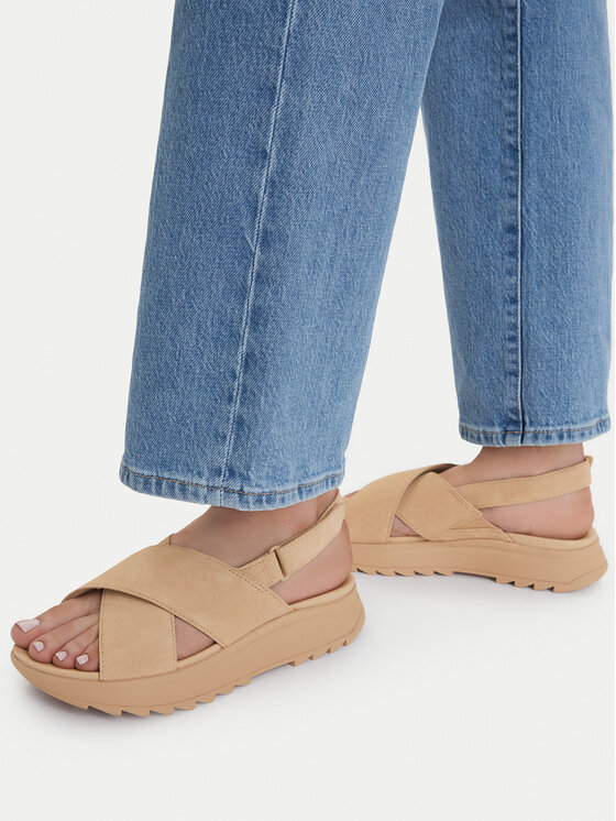 Clarks Sandale DashLite Wish 26185883 Bej