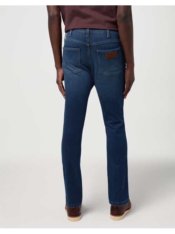 Wrangler Wrangler Jeansy LARSTON Niebieski Slim Fit