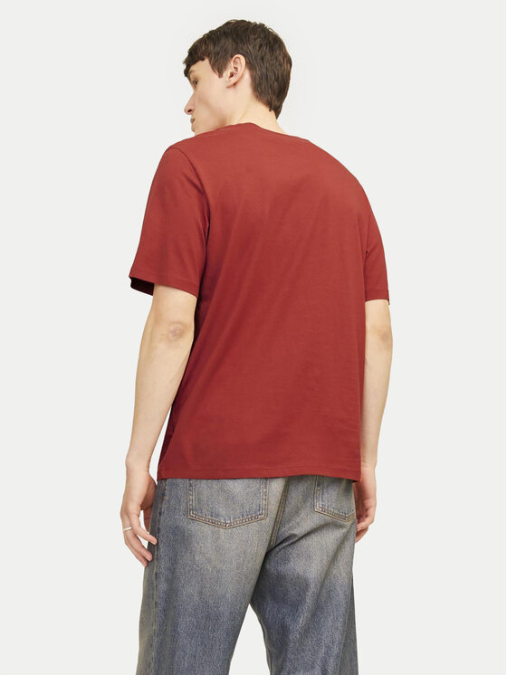 Jack & Jones Jack & Jones T-Shirt Logo 12254862 Czerwony Standard Fit