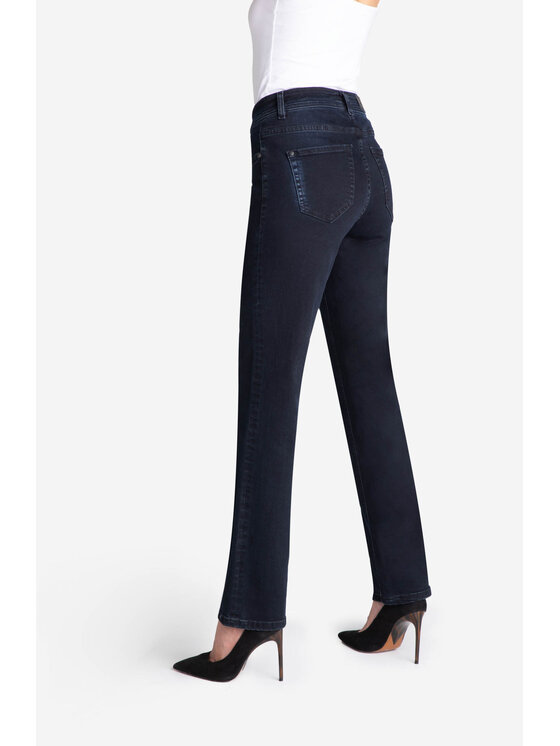 RJ Rocks Jeans RJ Rocks Jeans Jeansy Milla Granatowy Straight Leg
