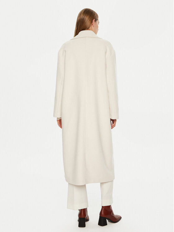 Imperial Imperial Palton de iarnă KI54IID Écru Loose Fit