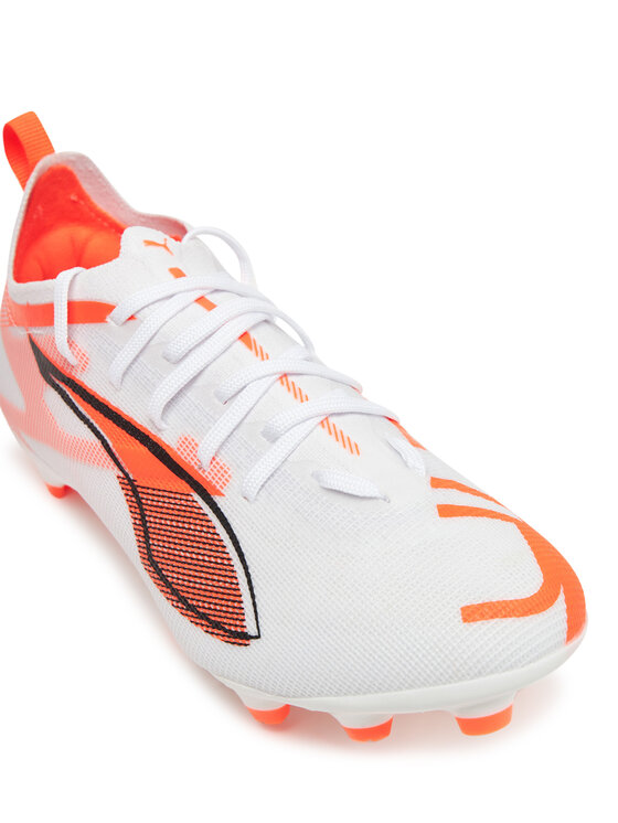 Puma Puma Ghete pentru fotbal Ultra 5 Pro Fg/Ag Jr 108165 01 Alb