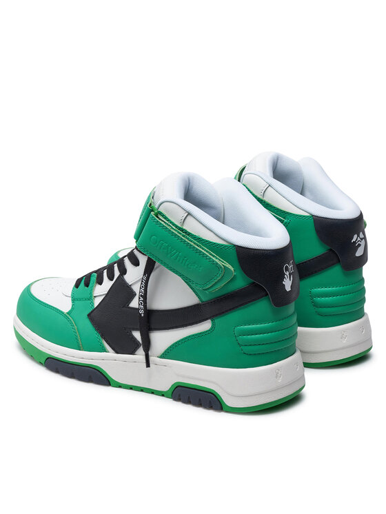 Off-White Off-White Сникърси OMIA259S23LEA0015510 Зелен