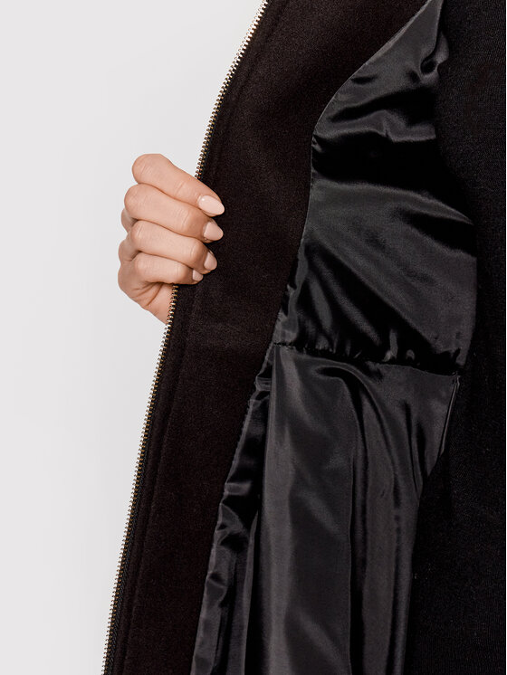 Rinascimento Rinascimento Cappotto di transizione CFC0106884003 Nero Regular Fit