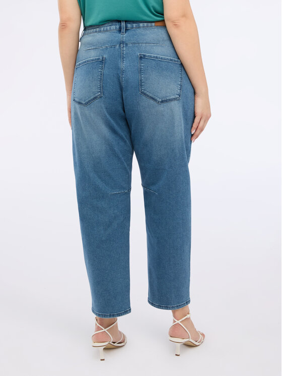 Fiorella Rubino Fiorella Rubino Jeansy P410T004906N004 Turkusowy Boy Fit
