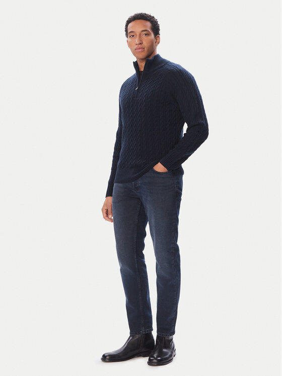 BOSS BOSS Maglione H-Furore 50570640 Blu scuro Regular Fit