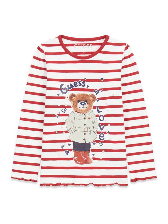 Guess Kids Guess Kids T-Shirt 185346 Czerwony Classic Fit