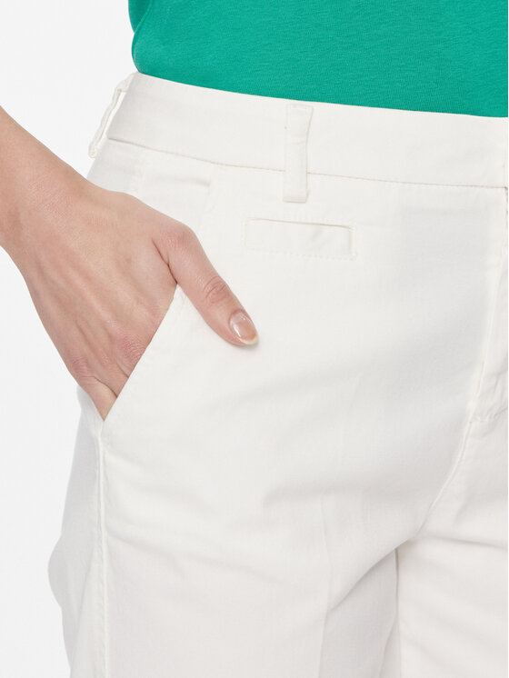 United Colors Of Benetton United Colors Of Benetton Chino nohavice 4GD7DF061 Biela Regular Fit