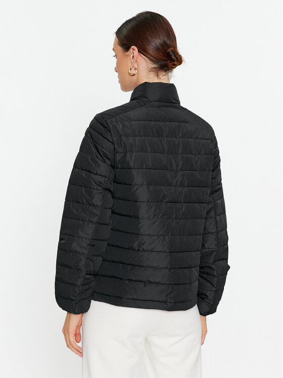 Sprandi Sprandi Пухено яке SP3-KUD060 Черен Regular Fit