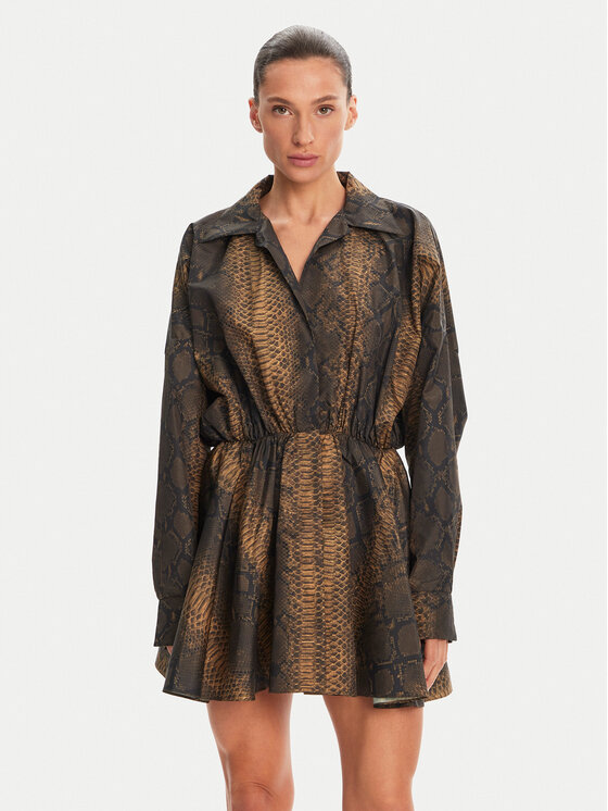 NORMA KAMALI NORMA KAMALI Ежедневна рокля ST4243PHA71302 Кафяв Relaxed Fit