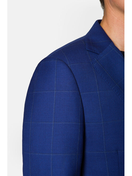 Lancerto Lancerto Garnitur Durban Granatowy Regular Fit