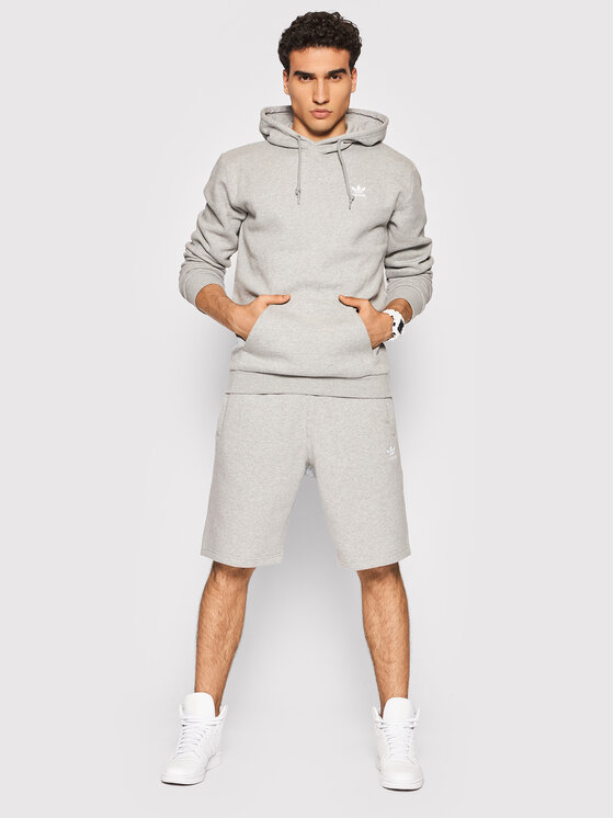 adidas Bluza adicolor Essentials Trefoil H34654 Szary Regular Fit â¢ Modivo.pl