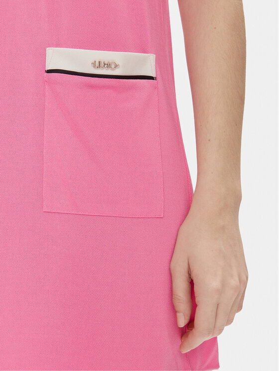 Liu Jo Liu Jo Vsakodnevna obleka TA4248 J4654 Roza Regular Fit