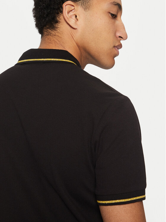 Versace Jeans Couture Versace Jeans Couture Poloshirt 78GAGT00 Schwarz Regular Fit