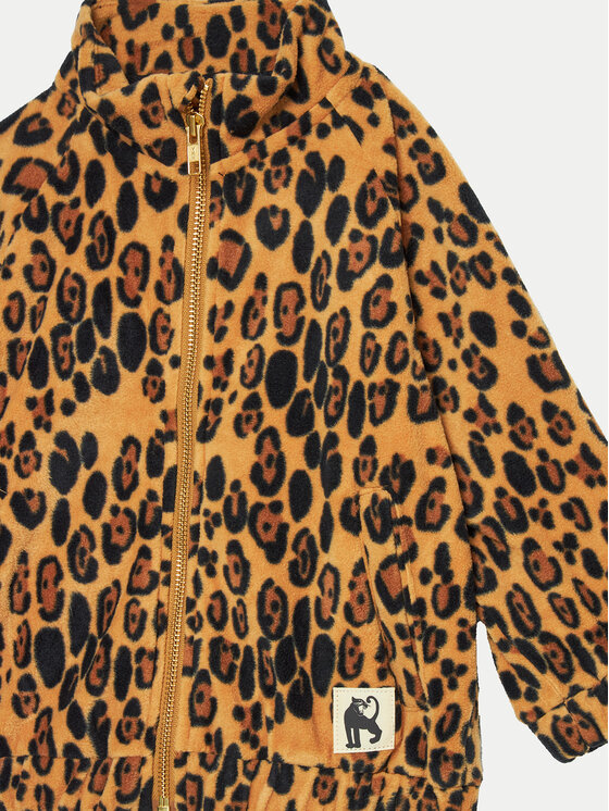 MINI RODINI Mini Rodini Flis Leopard 1000006013 Rjava Regular Fit