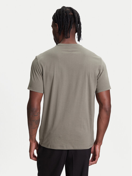 Calvin Klein Calvin Klein T-krekls Box Tape Graphic LV04RC854G Zaļš Regular Fit