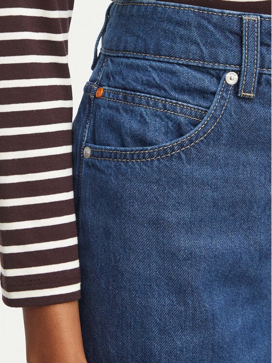 BOSS BOSS Jeans hlače 50569156 Modra Wide Leg