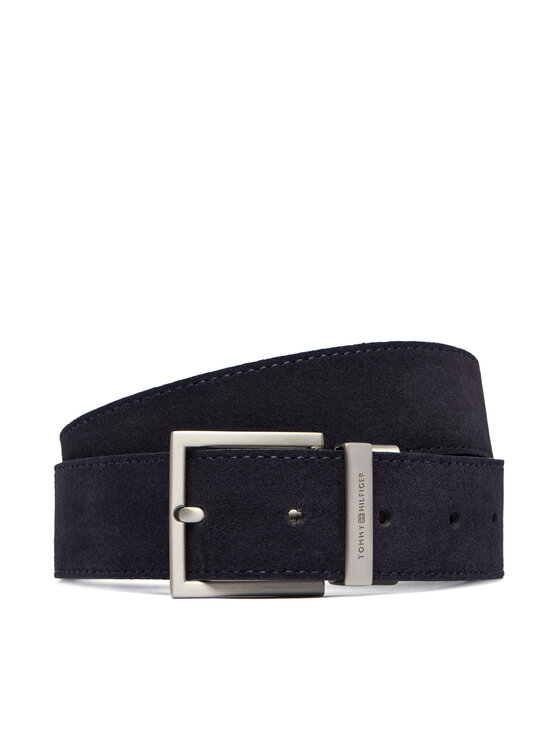 Tommy Hilfiger Tommy Hilfiger Pánský pásek Hudson Rev 3.5 AM0AM13945 Černá