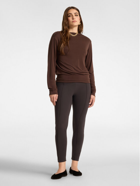 Elena Mirò Elena Mirò T-Shirt G037Z000686N0H2 Brązowy Boxy Fit