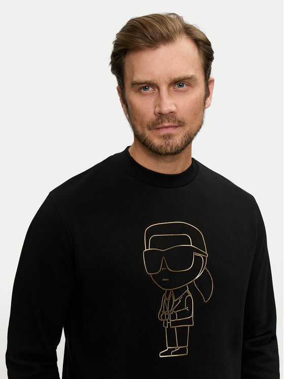 KARL LAGERFELD KARL LAGERFELD Суитшърт 705034 544910 Черен Regular Fit