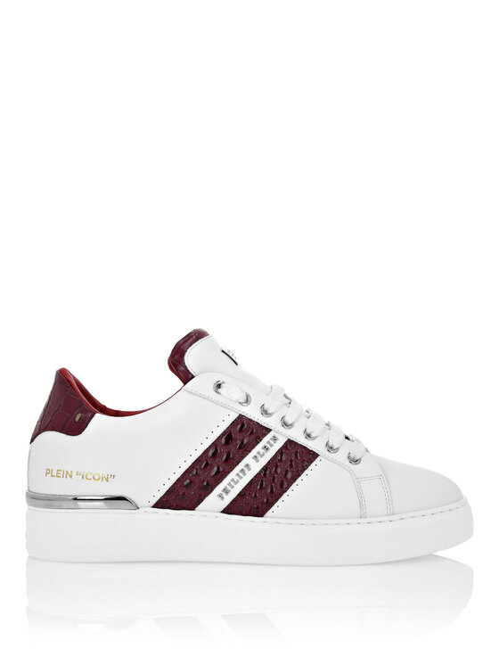 PHILIPP PLEIN PHILIPP PLEIN Sneakersy 27429 Bordowy