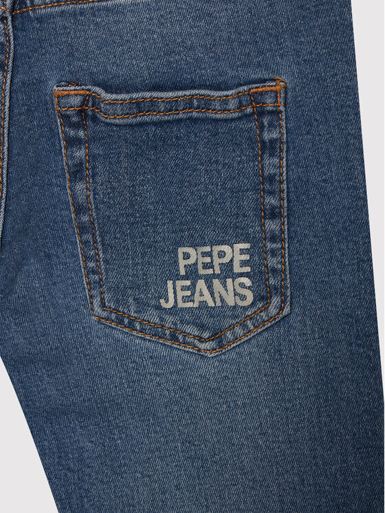Pepe Jeans Pepe Jeans Jeansy Teo PB201776 Niebieski Super Skinny Fit