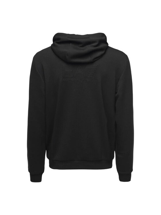 EA7 Emporio Armani EA7 Emporio Armani Mikina 6DPM82 PJZKZ 1200 Černá Regular Fit