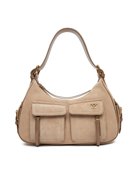 Geantă PINKO Cargo Bag Classic PE 25 PLTT 102794 A29N Bej