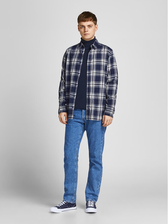 Dolcevita Rogan 12196902 Blu scuro Regular Fit