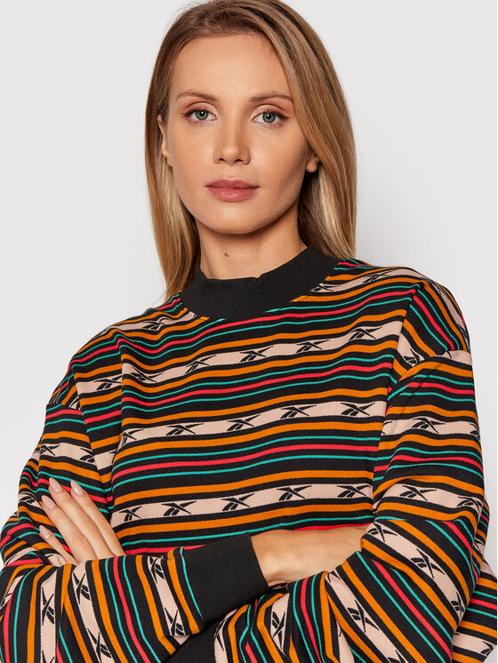 Felpa reebok clearance strisce