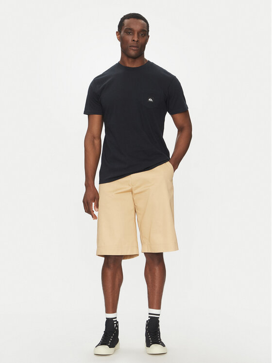Quiksilver Quiksilver T-Shirt EQYZT08035 Czarny Regular Fit