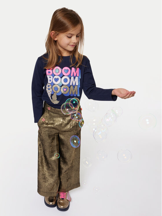 Billieblush Billieblush Bluzka U20485 Granatowy Regular Fit